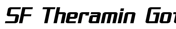 SF Theramin Gothic font preview
